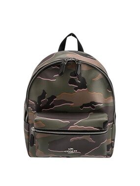 COACH Coated canvas backpack camouflage Print
LIKE NEW